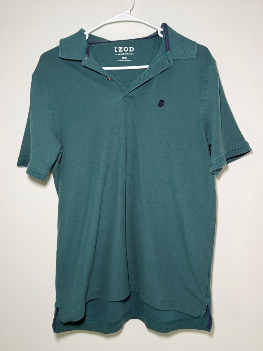 IZOD Dark Green Short Sleeve Polo Shirt Men’s Medium
